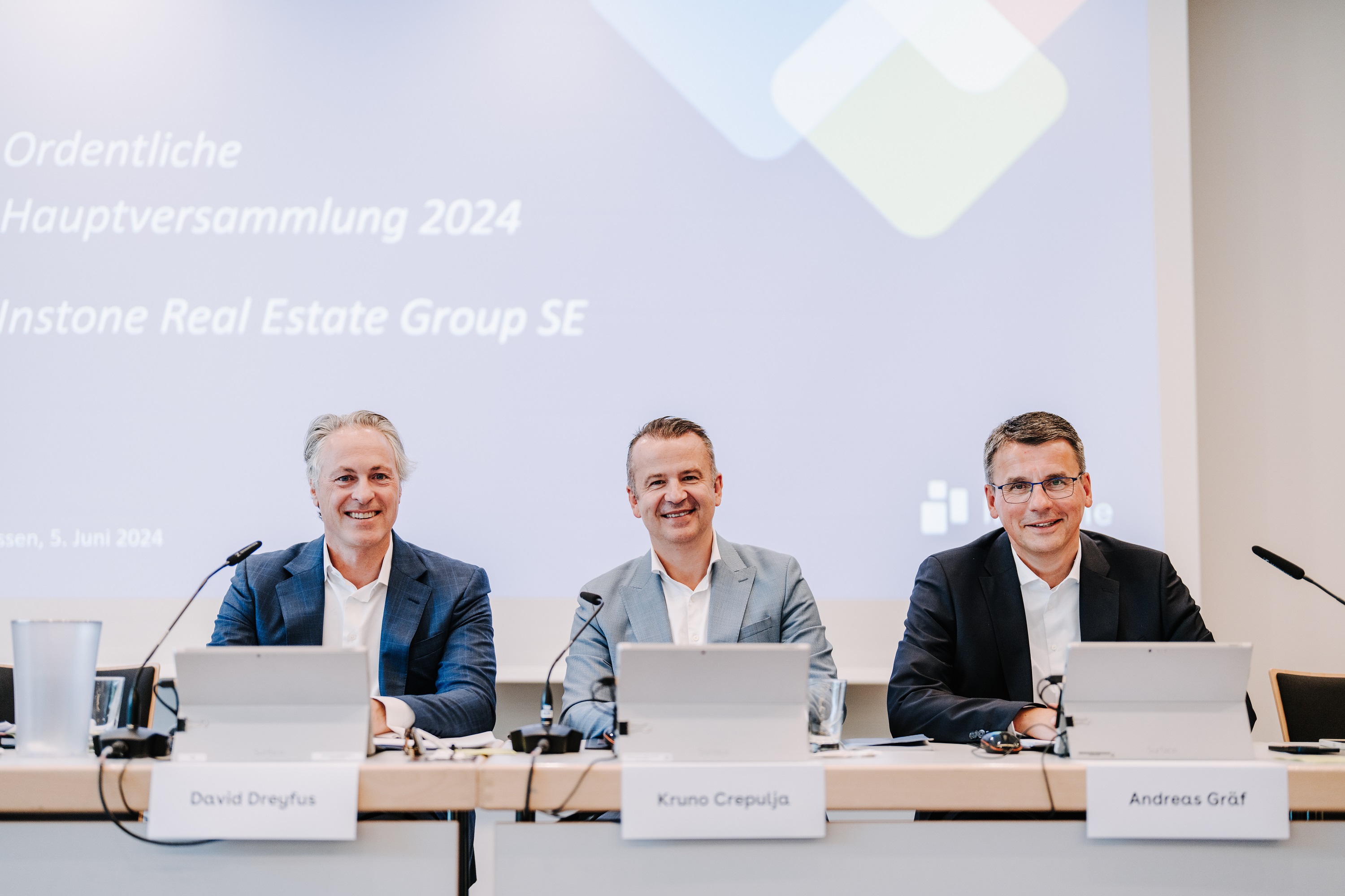 Hauptversammlung der Instone Real Estate Group SE beschließt Dividenden-Ausschüttung in Höhe von 0,33 Euro pro Aktie; erste Projektakquisitionen seit zwei Jahren 