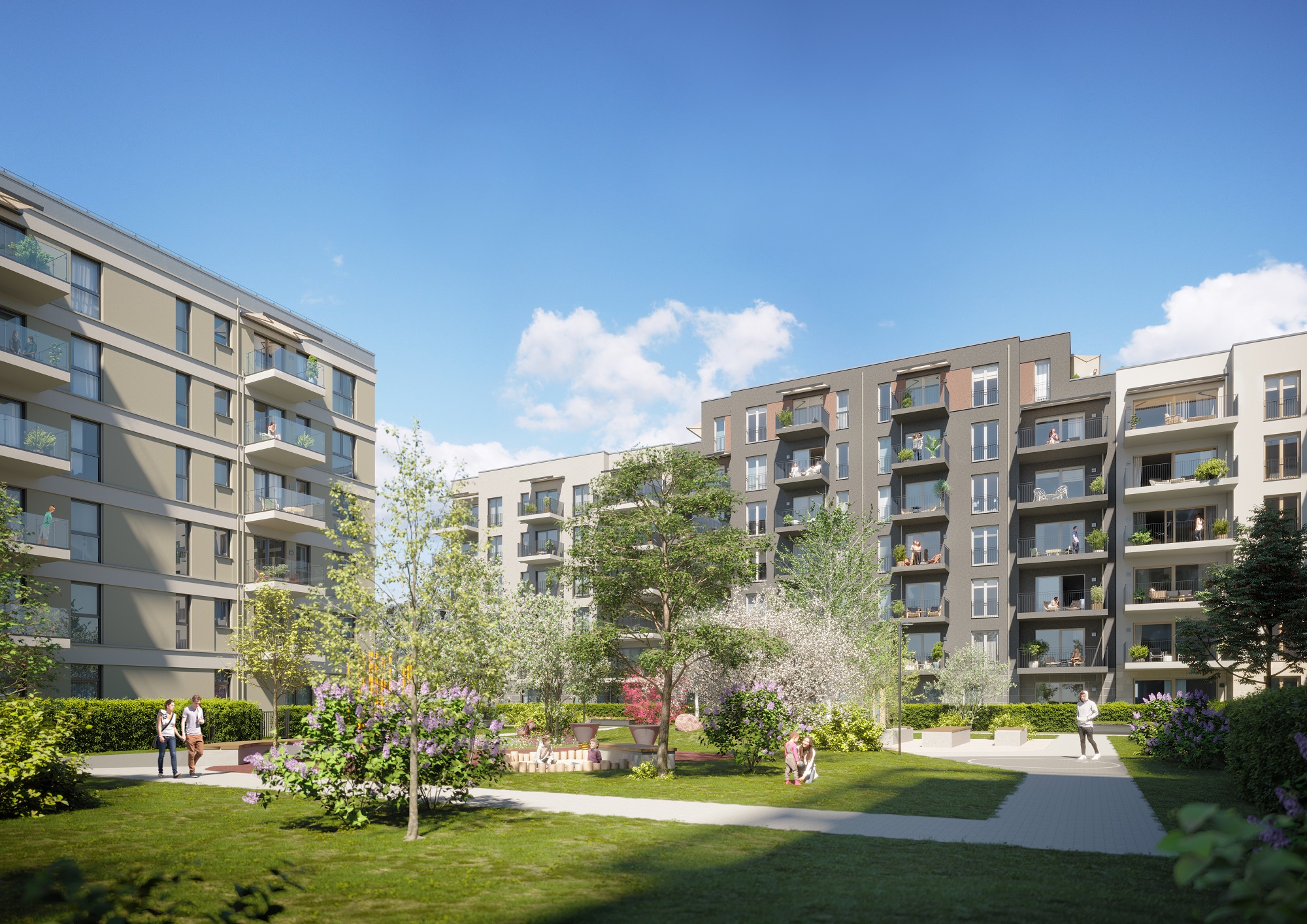 "Schönhof neighbourhood" in Frankfurt: Instone begins construction of 132 flats in "Florentinus" 