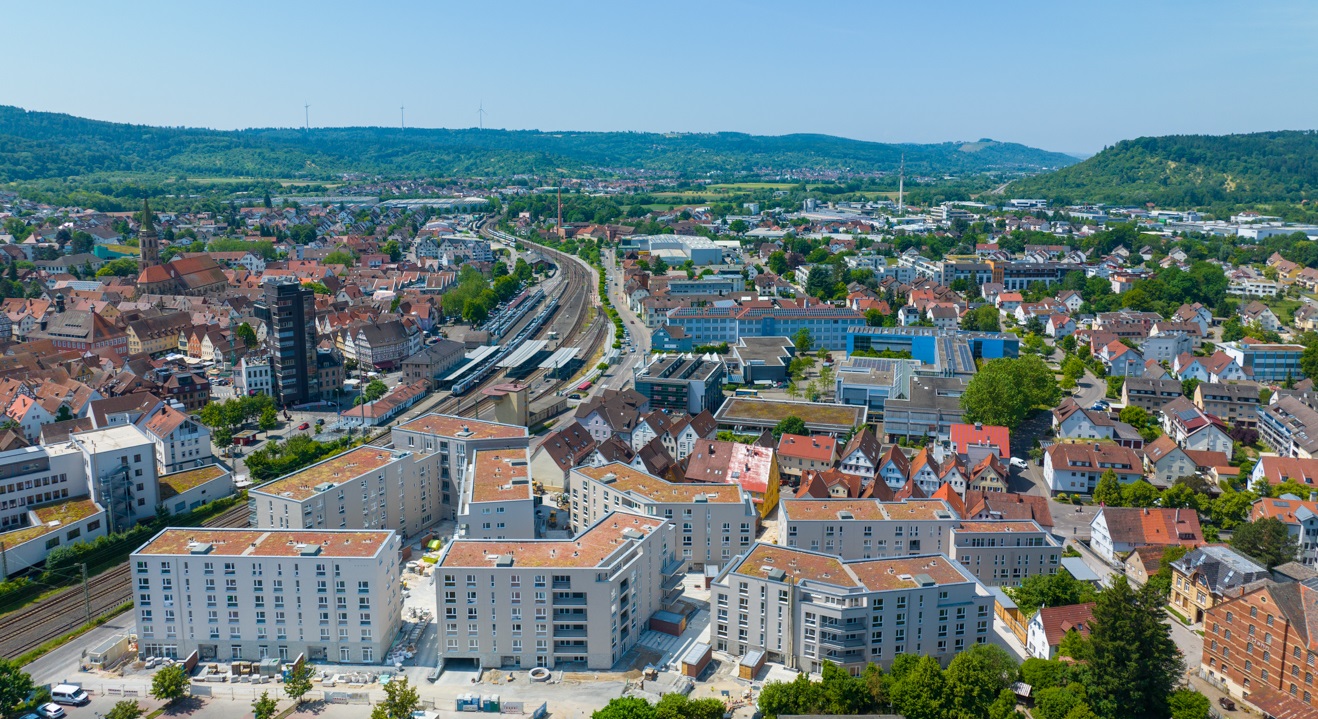 Instone-Projekt „s’Lederer“ in Schorndorf: Fertigstellung und Übergabe aller 228 Wohnungen an die GWG-Gruppe