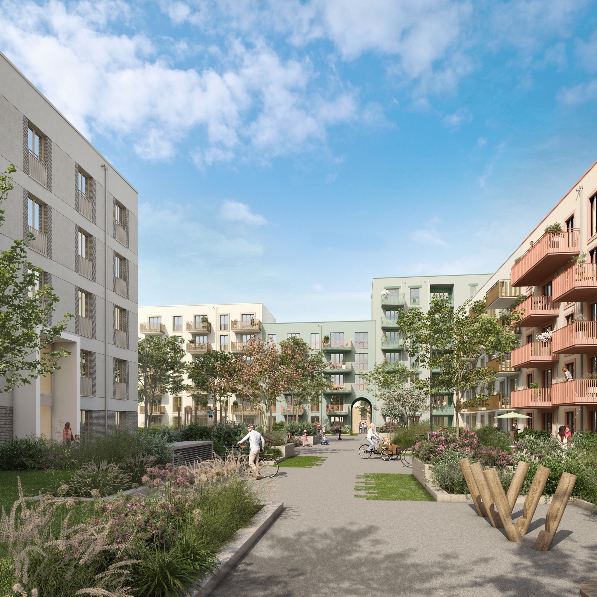 Complete forward sale: Instone sells 117 new-build apartments to Düsseldorfer Wohnungsgenossenschaft eG in the “Grafental Ost“ quarter