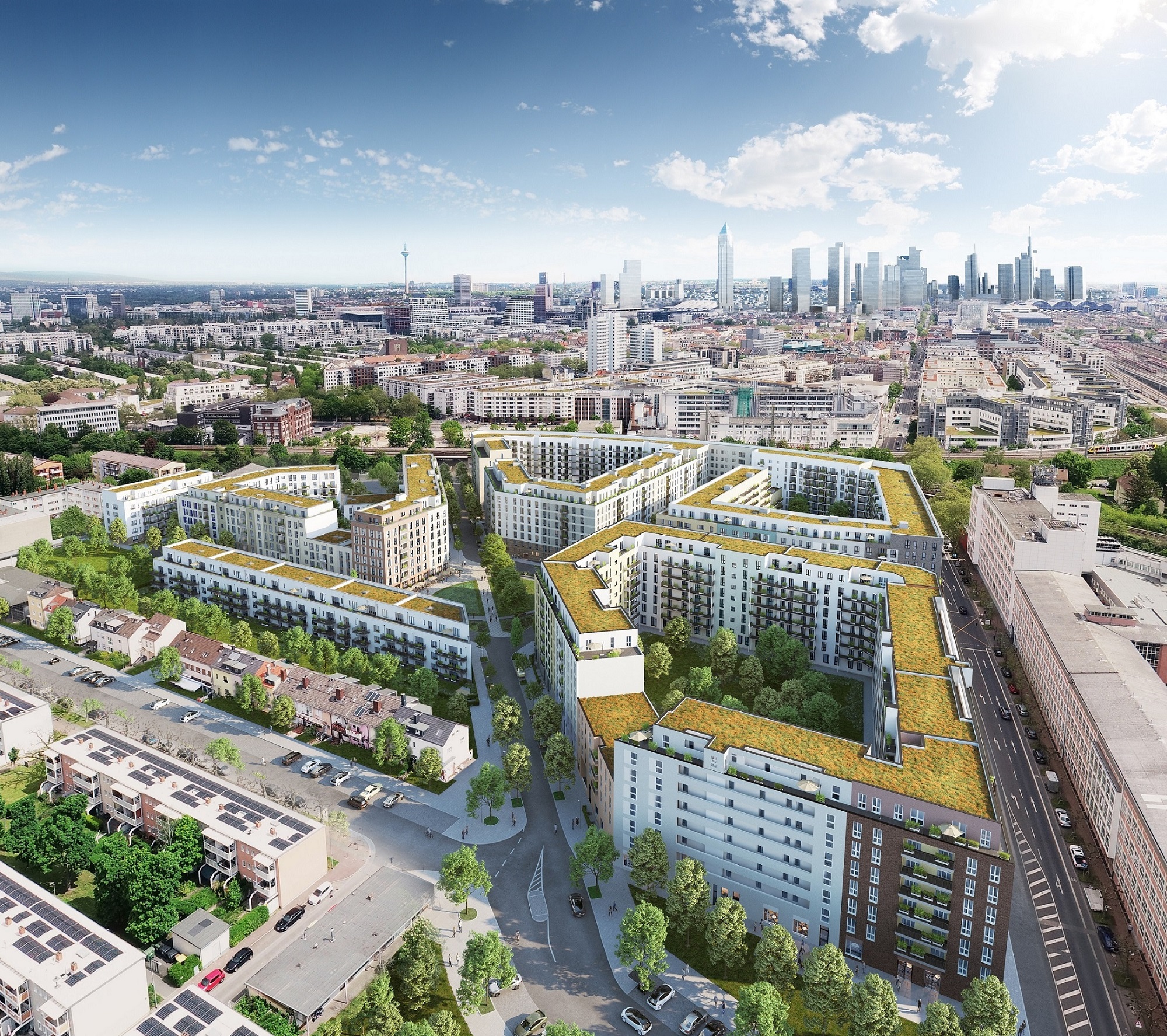 Neuer Wohnraum im Frankfurter Gallus: Instone übergibt weitere 677 Wohnungen im Quartier FRANKY an aam2core 