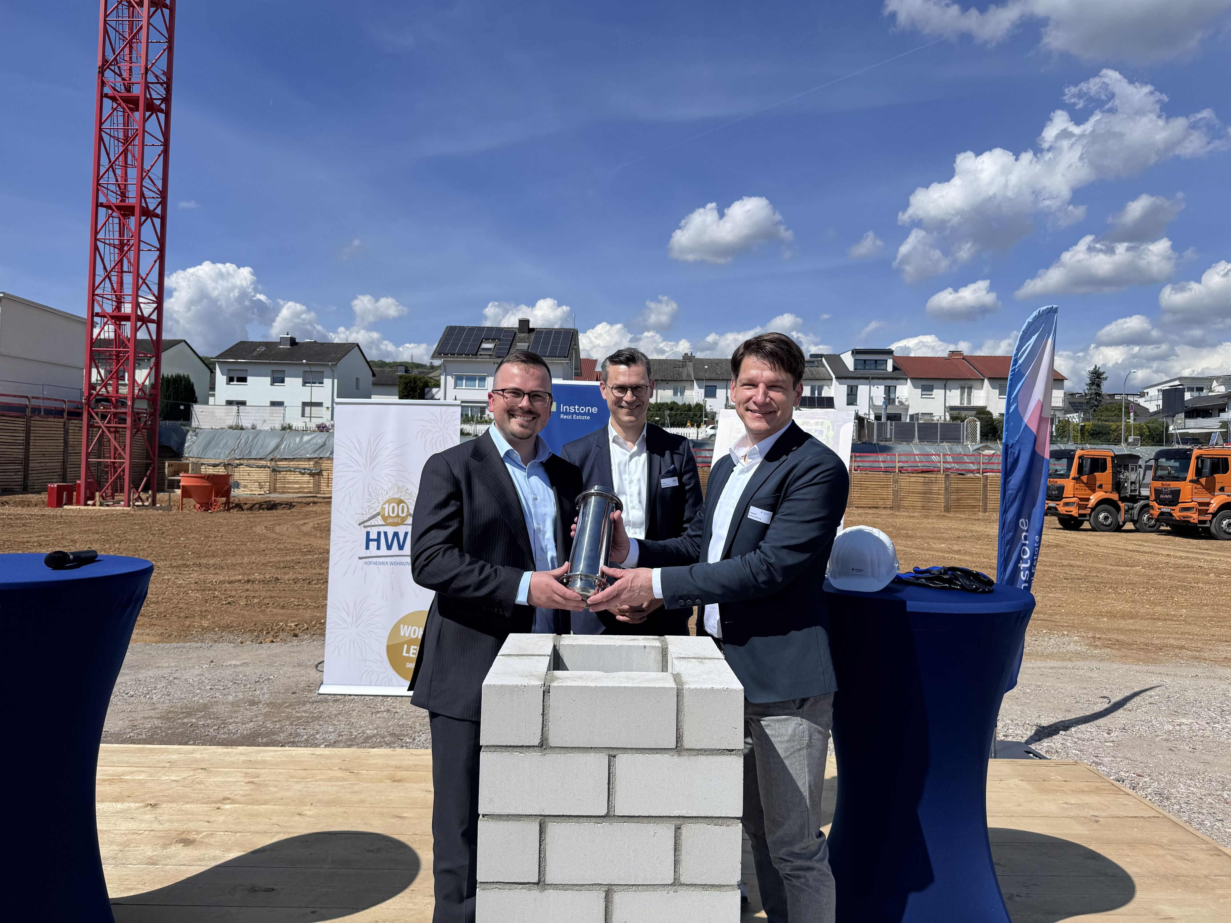 Grundsteinlegung für Instone-Projekt „Kant & Gloria" in Hofheim am Taunus