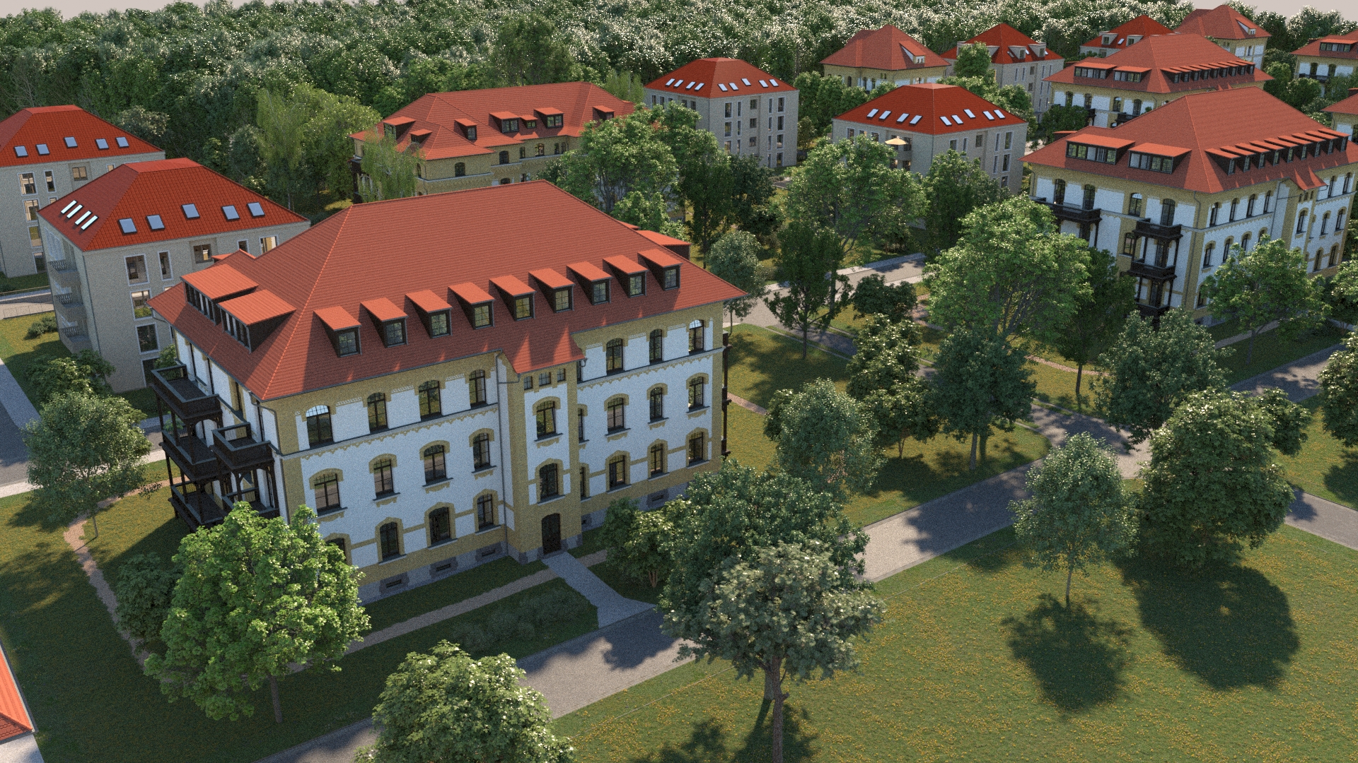 Instone startet mit dem Vertrieb von rund 300 Wohnungen in der „Parkstadt Leipzig“