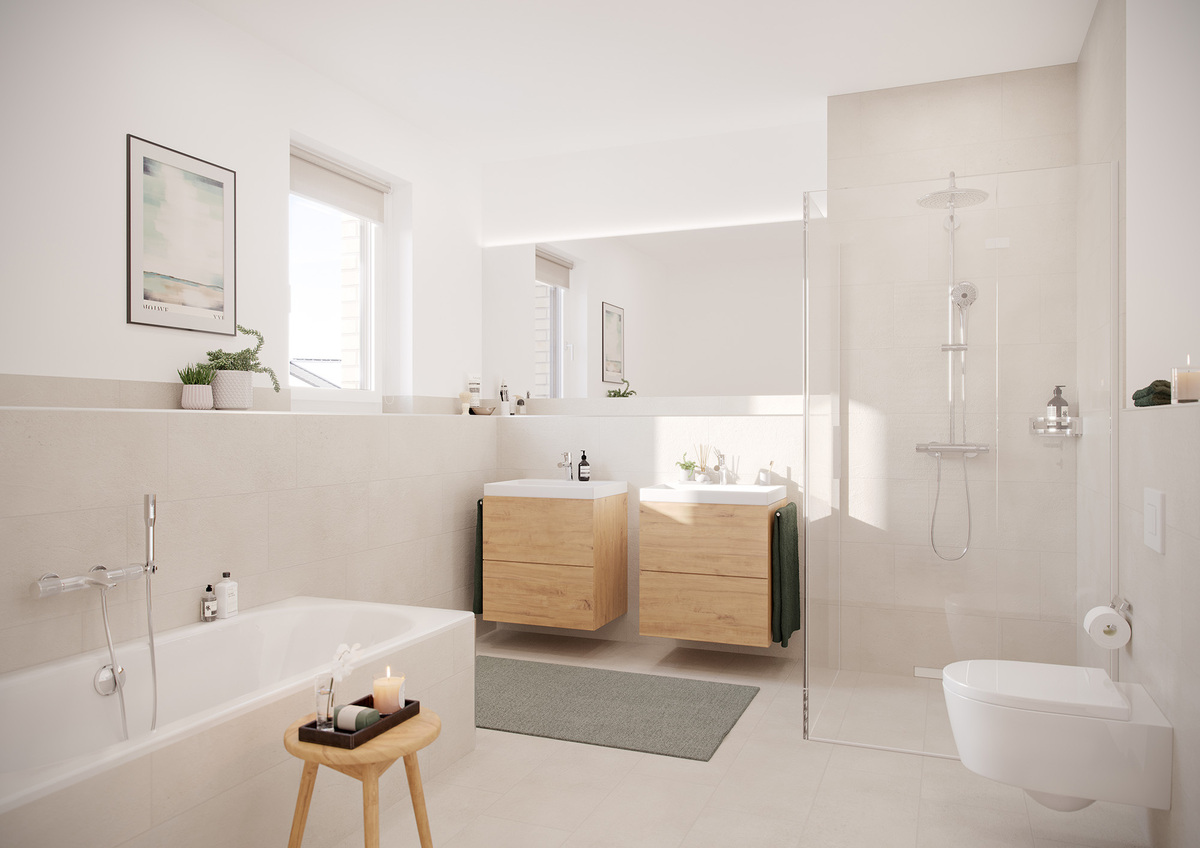 Dank der gehobenen Ausstattung fühlt sich Ihre neue Wohnung sofort nach Zuhause an.