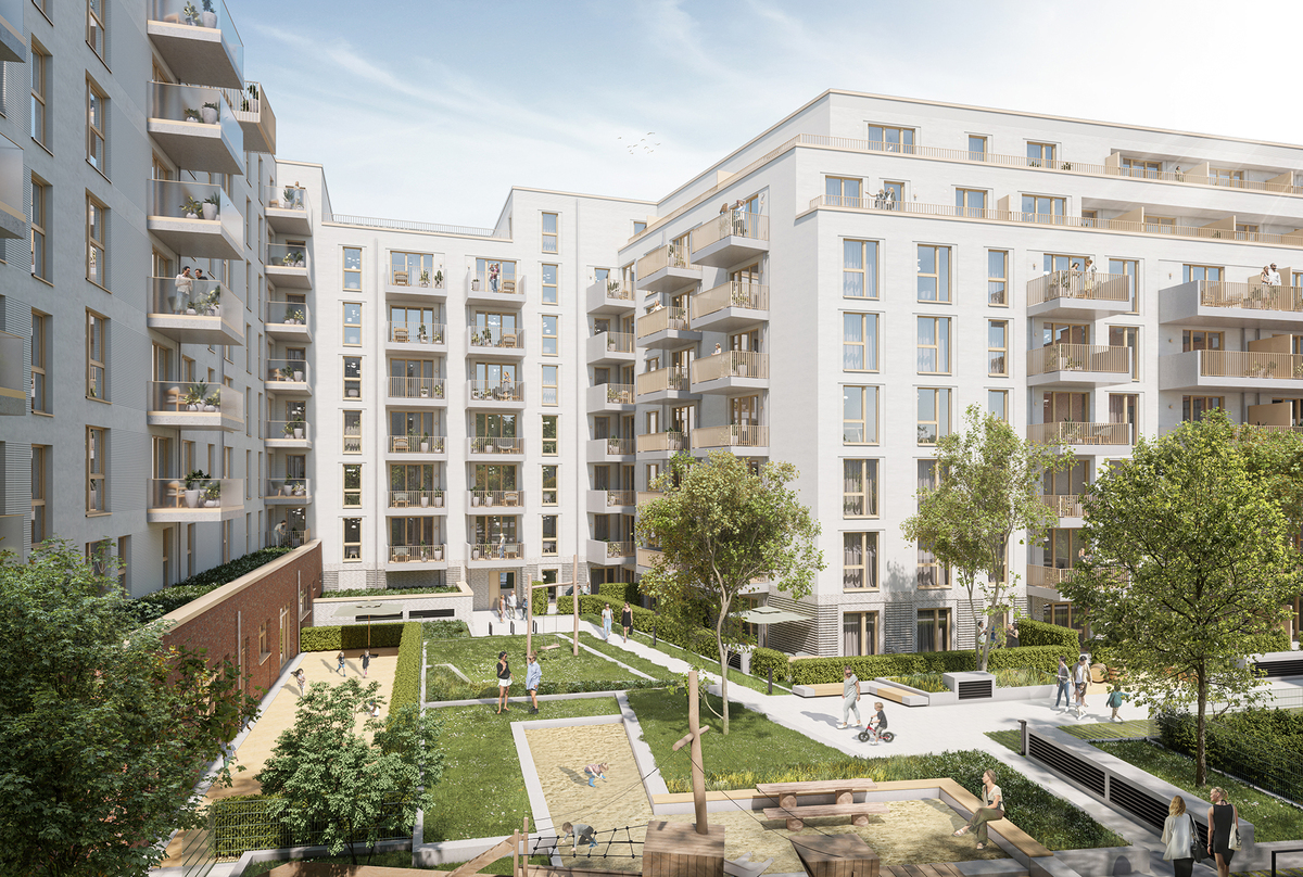 Healthy energy surronded by greenery