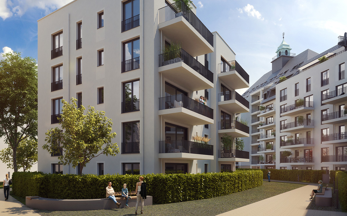 Symbiose aus Neubau und hirstorischem Flair