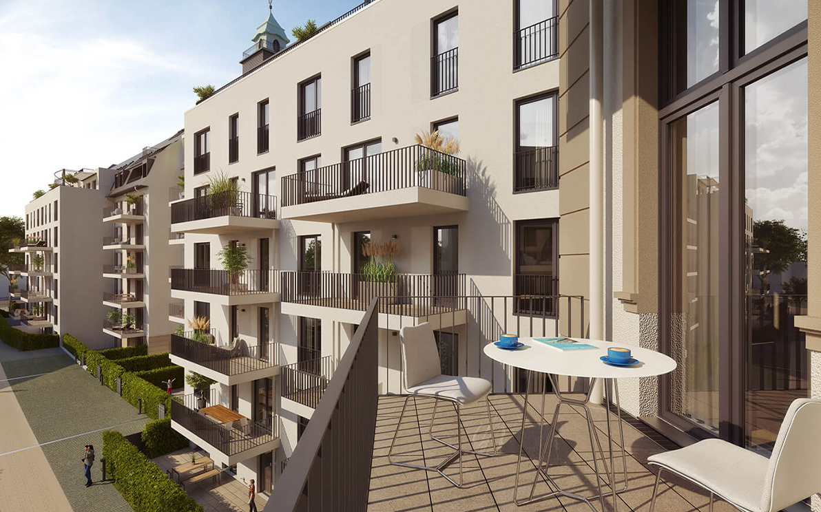 Symbiose aus Neubau und hirstorischem Flair