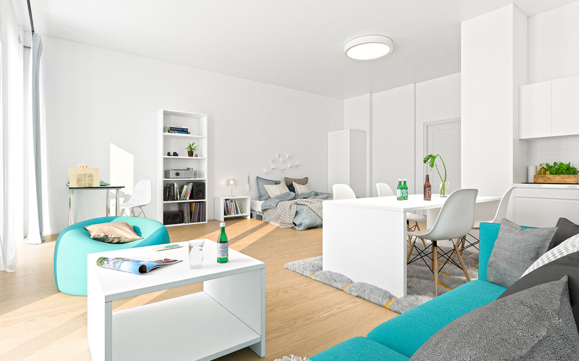 Kleine Apartments, große Lebensqualität