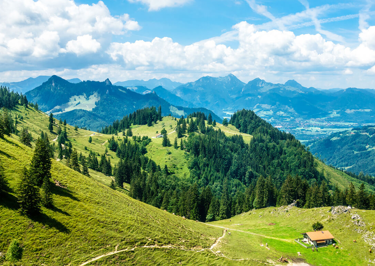 Zentral - in alle Richtungen